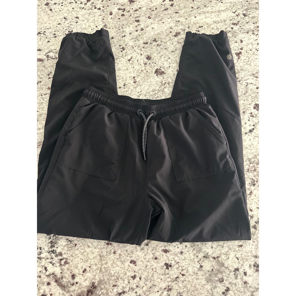 Athelta Girl black lined joggers L 12